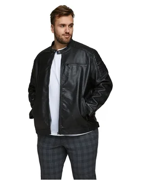 Giacca Rocky Ket Plus Size Black 2XL - Jack & jones - FashionsVida