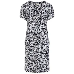 Florina Dress - Flower Print Navy