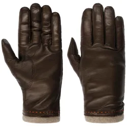 Jumia Leather Gloves with Cashmere by - brown - Damen - Size: 6 1/2 HS
