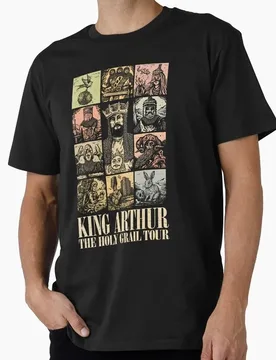 S King Knight Retro Vintage Movie Style Monty Python Gift T-shirt 0701 Short Sleeve O-Neck Graphic clothes All size Tops S-6XL - Aliexpress - FashionsVida