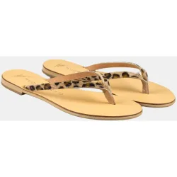 Sandalias de mujer griegas planas con tiras