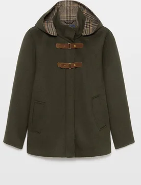 Chaquetón doble faz de mujer con capucha - Lloyd's - FashionsVida