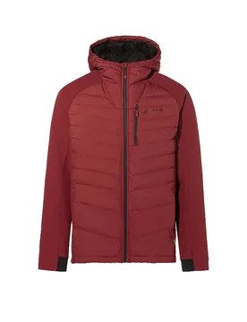 Chaqueta híbrida para hombre Elope con capucha rojo oscuro S - VAUDE - FashionsVida