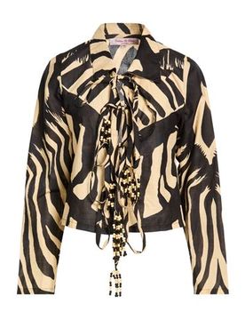 Hemd Damen Beige S Damen