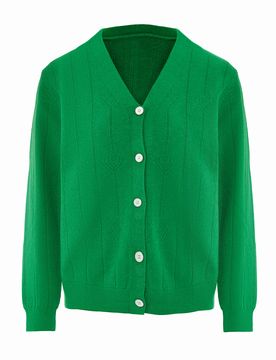 SANIKA Cárdigan verde