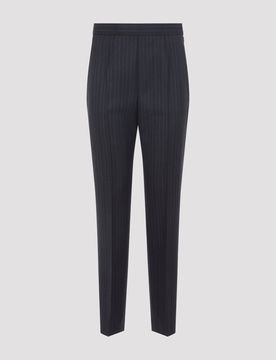 Women's Slim-Fit Wool Pants, Regular Straight Leg