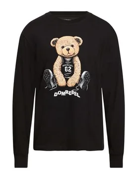 T-shirts Herren Schwarz L,S,XL,XS Herren - DOMREBEL - FashionsVida