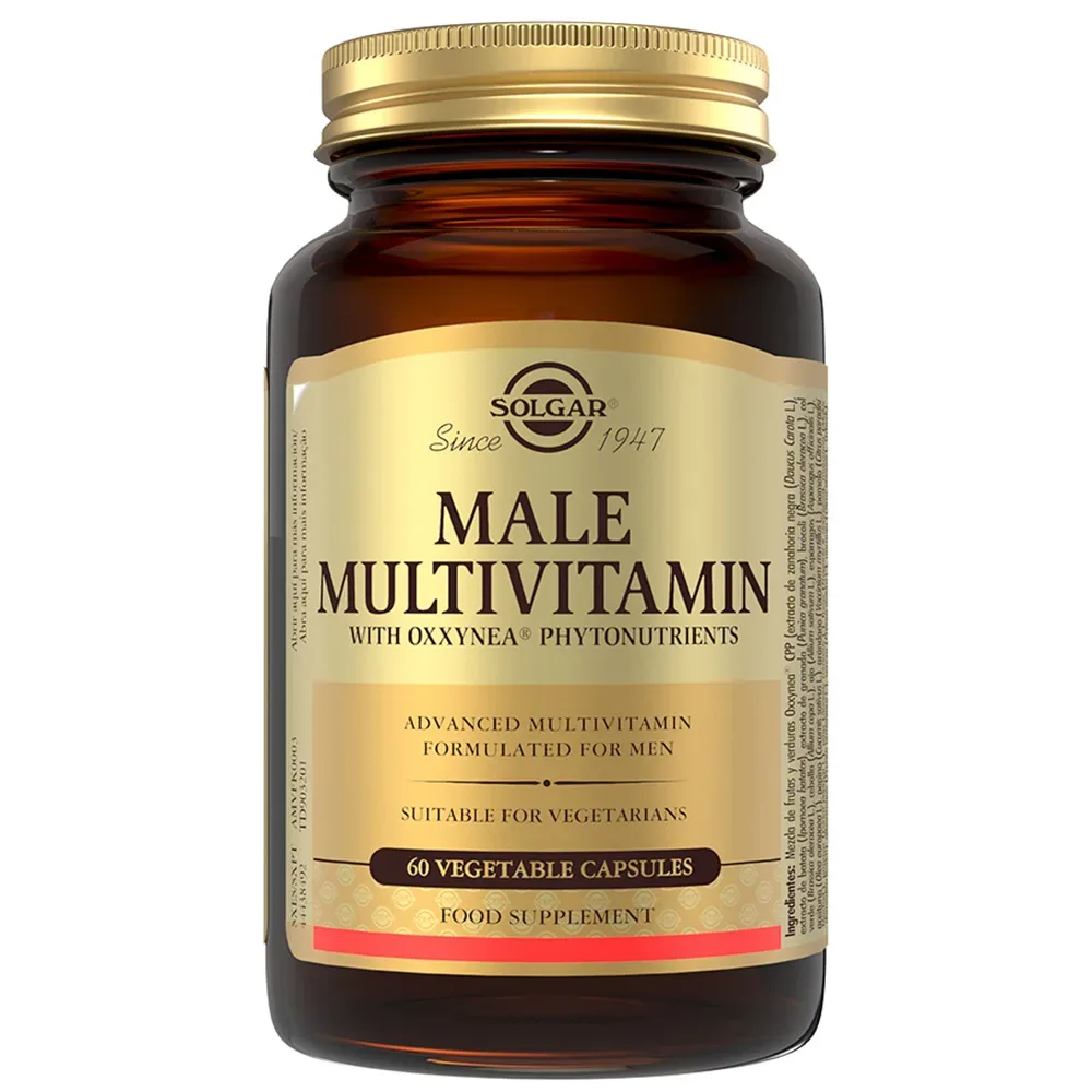 Comprimés Male Multiple 60 Unités - Solgar - FashionsVida
