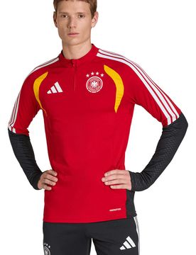 Alemania mundial 2026 entrenamiento sudadera entrenamiento fútbol Rojo (XS)