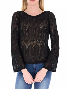 Maglia lavorata LIU JEANS NERO M - Liu jo - FashionsVida