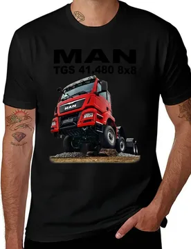 MAN TGS 41.480 8x8 - Trucknology Days T-Shirt Casual Fashion Short Sleeve Cotton T-Shirt - Aliexpress - FashionsVida