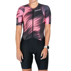Ultra Tri P1 Exos Short Sleeve Trisuit Driftspeed L Women