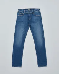 Jeans a lavaggio medio stone washed regular-fit in cotone stretch