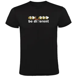 T-shirt à Manches Courtes Be Different Snowboarding Black XL