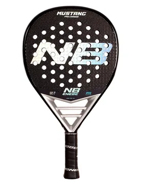 Mustang 15k Padel Racket Silver One Size - Enebe - FashionsVida