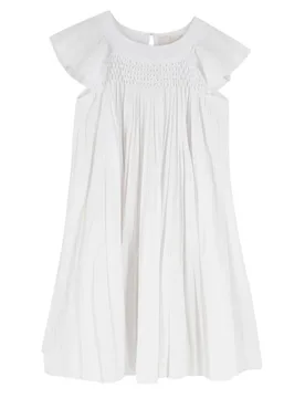Jacadi white pleated dress - Jacadi - FashionsVida