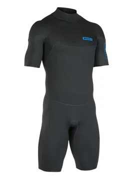 Shorty à Manches Courtes Avec Fermeture éclair Dans Le Dos Base 2/2 Mm Black L - Ion - FashionsVida