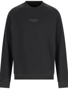 Felpa nera logo iridescent M4YQ14 KCBR2