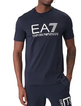 Ea7 Herren T-Shirt Blau 504197