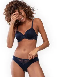 Bi Stretch BH LUXURIOUS night blue blau 90C damen
