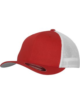Flexfit Gorra rojo / blanco