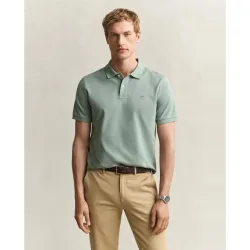 Polo piqué hombre talla grande preppy essentials