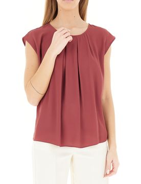 Blusa misto seta TERRACOTTA 46