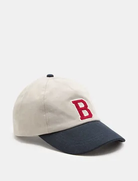 Pure Cotton Brooklyn Baseball Cap Ecru Mix male - M&S - FashionsVida