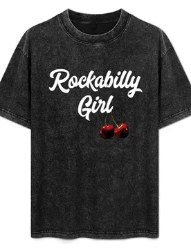 Rockabilly Girl T-Shirt Casual Holiday Short Sleeve Tee - Aliexpress - FashionsVida