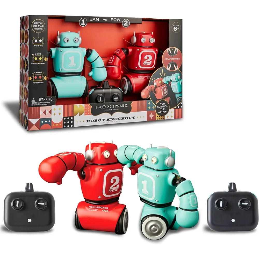 Conjunto de robots de boxeo con mando a distancia F.A.O. Schwarz - FAO Schwarz - FashionsVida
