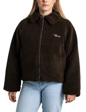 Laja Teddy Jacket Dark Brown M Damen - Pegador - FashionsVida