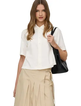 Only Damen Hemd Weiß 513010