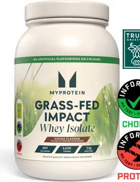 Impact Whey Isolate de vacas alimentadas con pasto - 1kg - MyProtein - FashionsVida