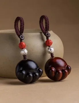 Cute Sandalwood Cat Claw Car Keychain Pendant Cartoon Soft Bag Charm Creative Birthday Gift for Bestie Gifts - Aliexpress - FashionsVida