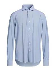 Hemd Herren Azurblau 44 Herren