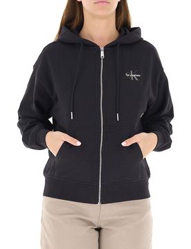 Calvin Klein Felpa con zip NERO S