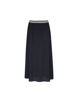 Midirock dunkelblau 40 damen