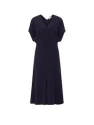 Midikleid azul oscuro 40