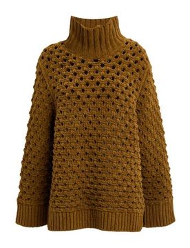 Rollkragenpullover Damen Militärgrün 4 Damen
