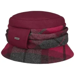 Agnes Checks Fugger Hat by - bordeaux - Damen - Size: One Size
