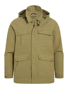 Mens Sandarac Waterproof Jacket (Cardamom) - Green - Size Medium - Craghoppers - FashionsVida