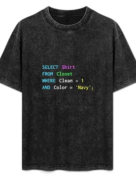 Funny SQL design for sql programmers, DBA, database admins T-Shirt Trend Art Print T-Shirt - Aliexpress - FashionsVida