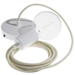 Cables Suspension Luminaire Rm00 1 M Ivory / White One Size