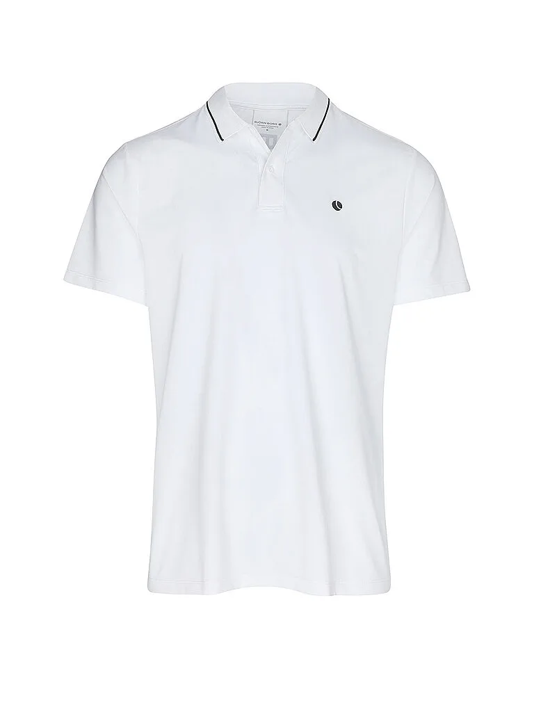Polo da tennis da uomo Ace bianco S - Björn Borg - FashionsVida