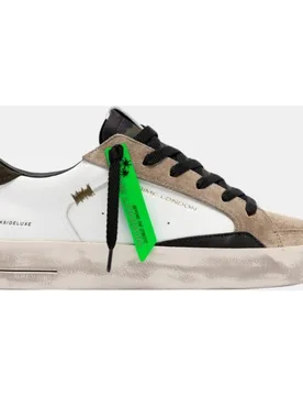 Zapatillas Sk8 Deluxe hombre tipo casco bajas piel - Crime London - FashionsVida