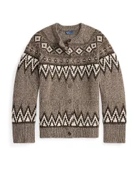 Cardigan marrone chiaro S