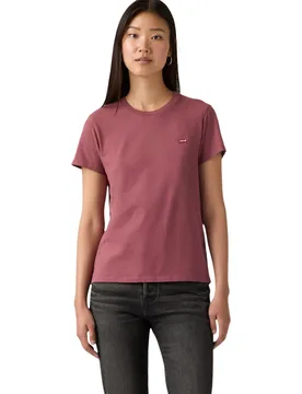 Damen T-Shirt Fuchsinrot 512792
