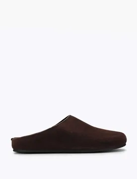 Fern Suede Mule Slippers Brown female - Steve madden - FashionsVida