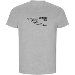 Swimming Dna Eco Short Sleeve T-shirt Heather Grey 2XL Men