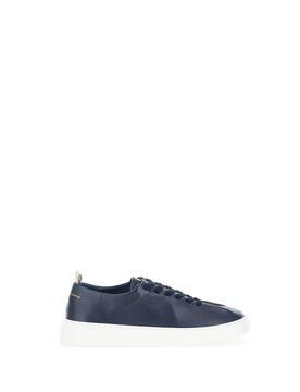 Sneakers in pelle BLU NAVY 41